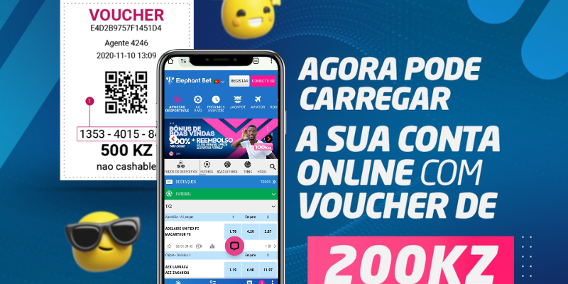 Como depositar na Elephant Bet por voucher